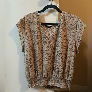 Express Animal Print Blouse - size XL